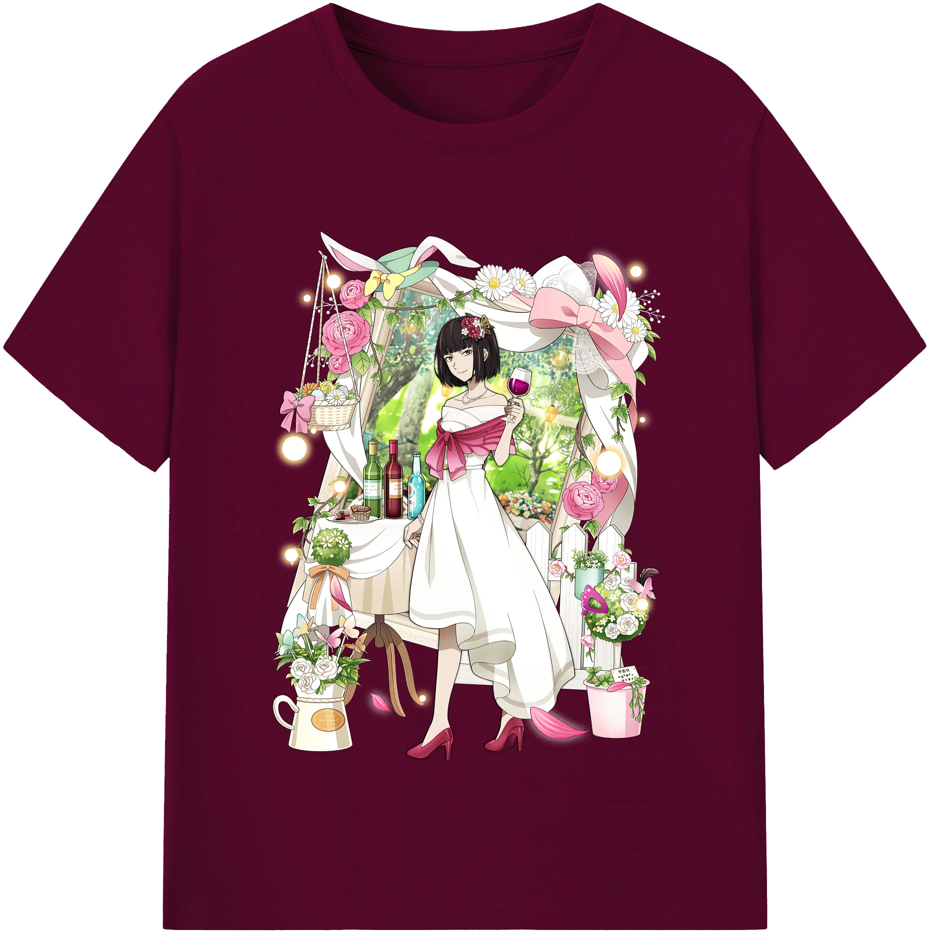 （画像用） 文豪ストレイドッグス Bungo Stray Dogs レディースカジュアルプリントTシャツ（綿100％）